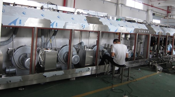 Terowongan Industri Stainless Steel Oven Sirkulasi Udara Panas Microwave Untuk Sterilisasi